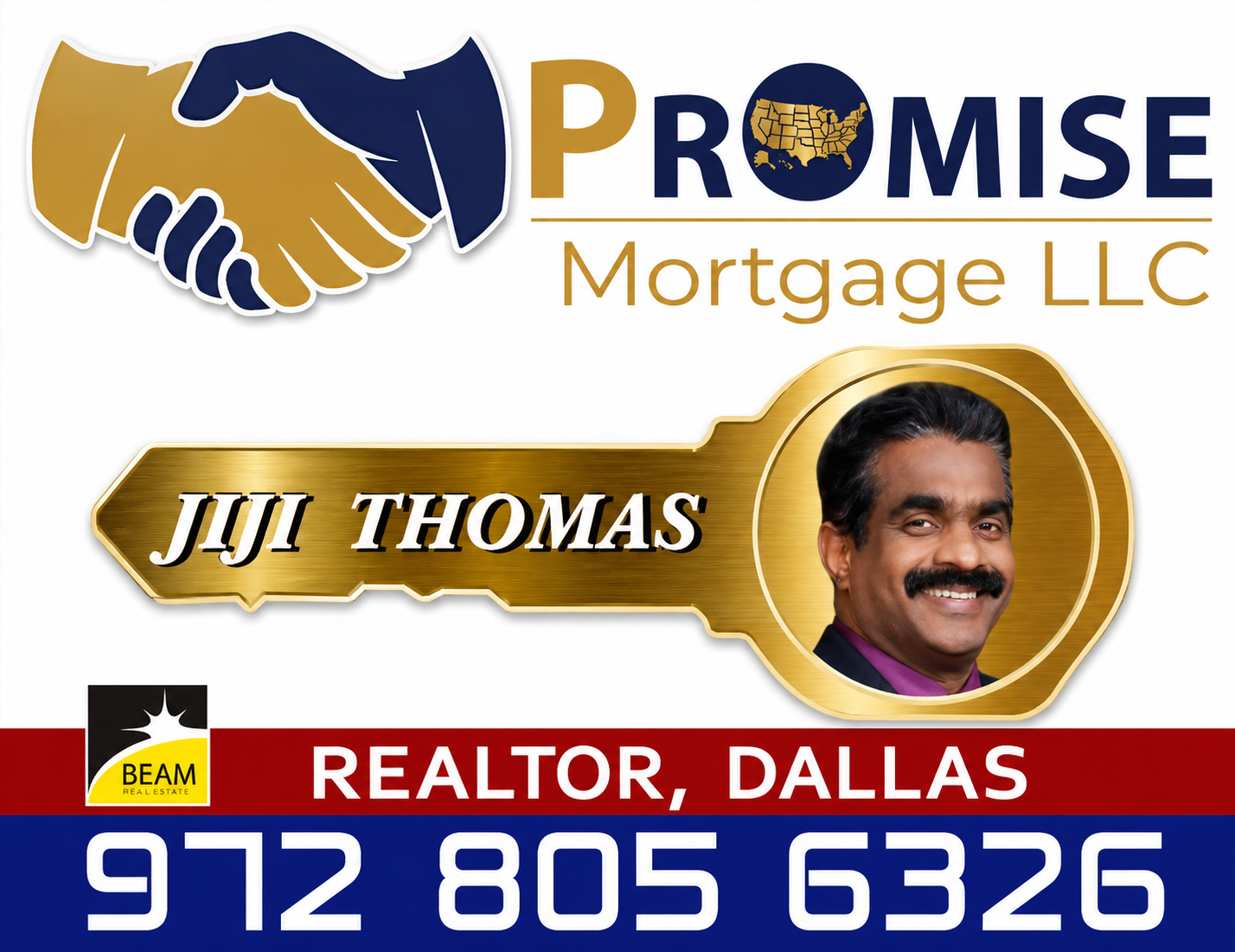 Promise Mortgage LLC and Beam Real Estate — Jiji Thomas, Realtor Dallas